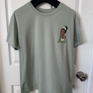 Disney Princess Tiana Sage Green Tee - Short Sleeve